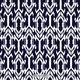 Black and White Ikat Petite Lucite Trinket Tray Image 2 of 2